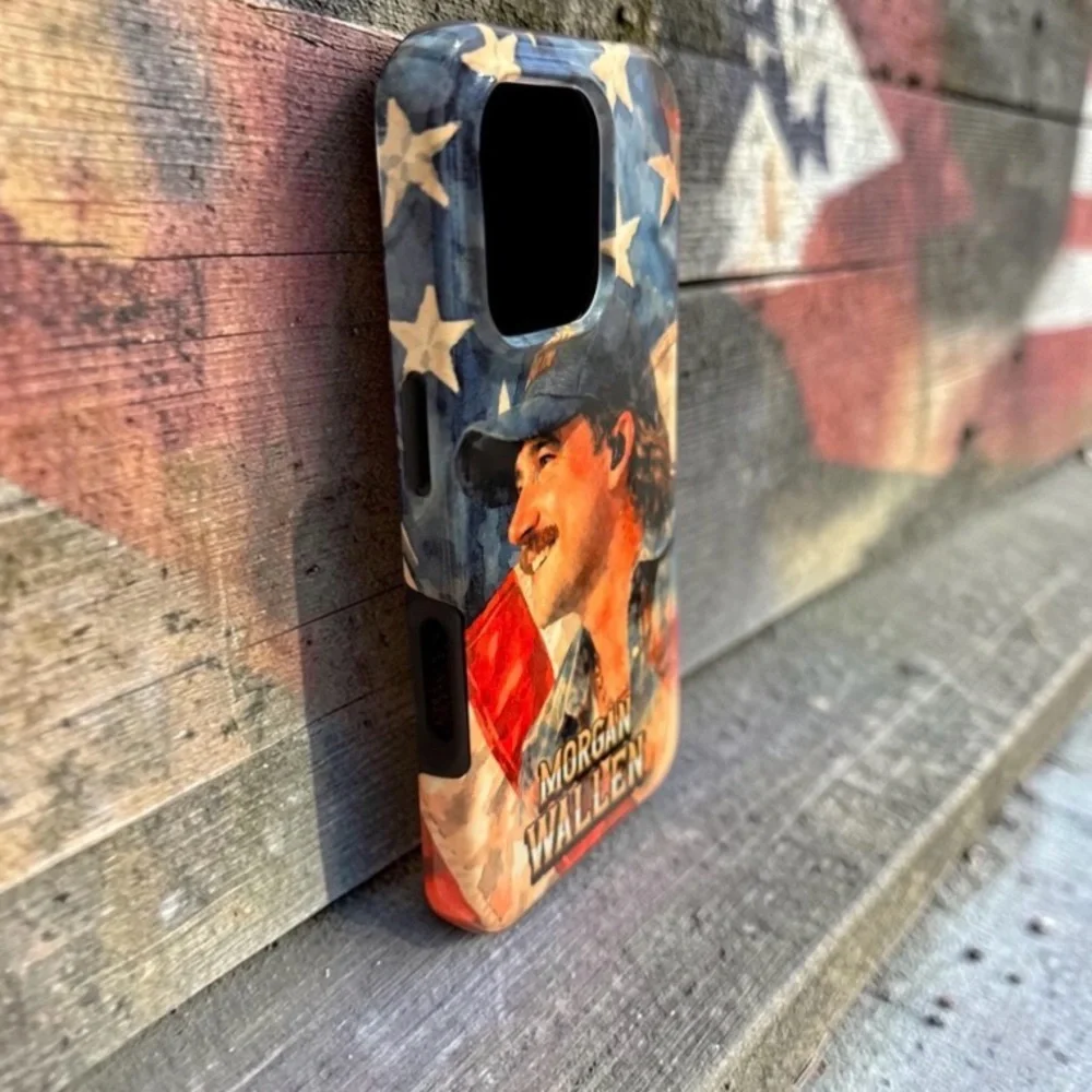 2 in 1 Morgan Wallen - Country Music Inspired Vintage iPhone Case